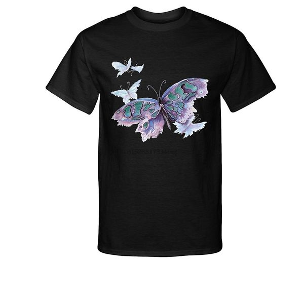 

2019 fashion cotton tee shirt fashion butterflies pretty purple lilac green t-shirt sport hooded sweatshirt hoodie
