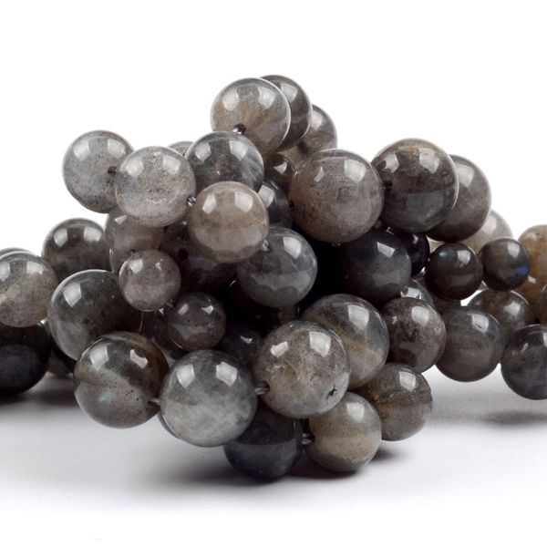 

wholesale natural stone gray labradorite beads round loose spacer beads for jewelry making 6/8/10mm diy bracelet necklace