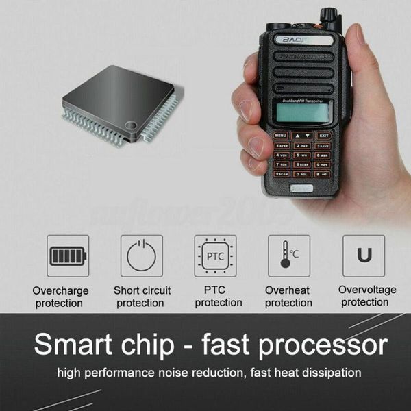 

baofeng uv-9r plus waterproof ip68 walkie talkie high uv9r ham long power two radio range way portable cb 20 hunting km 50 v6w9