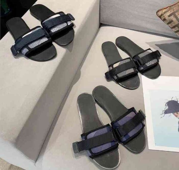 

sandals paris women luxurys designers sandals slippers fashion summer girls beach womens sandal slides flip flops loafers embroidered v6fl, Black