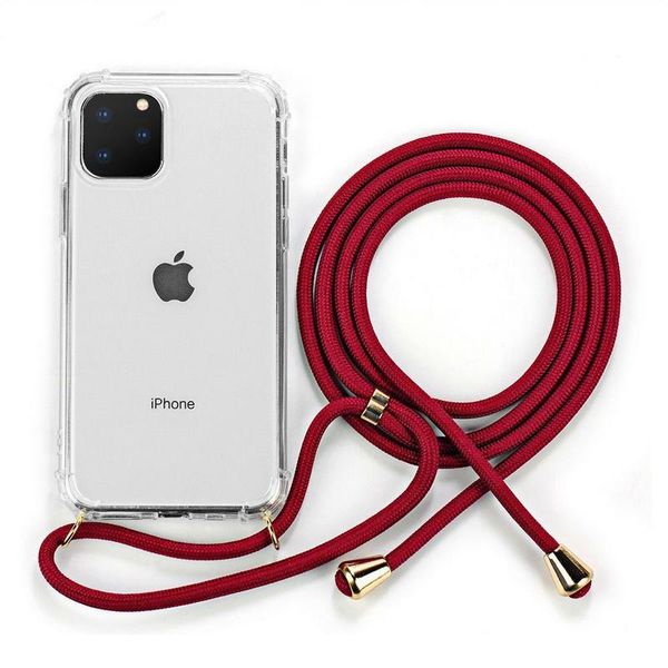 

strap cord chain phone case for iphone 7 8 11 pro xs max xr x necklace lanyard hang string for i qylswy