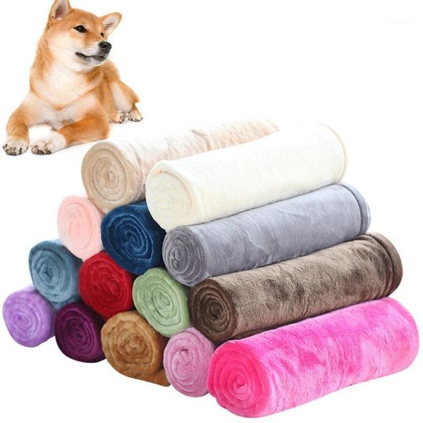 

dog blanket pet winter comfortable soft bed mats dogs fluffy flannel blanket for dogs cats pet supplies1