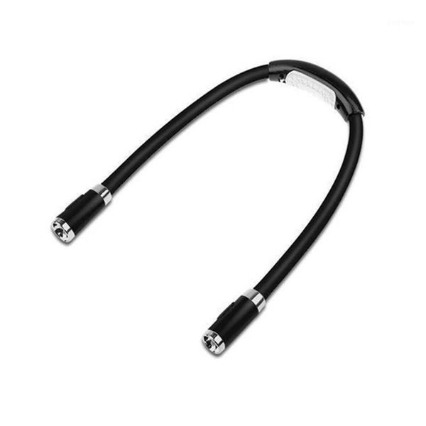 

hugged light portable led reading lamp woven sweater hanging lamp cave lighting book light neck black1