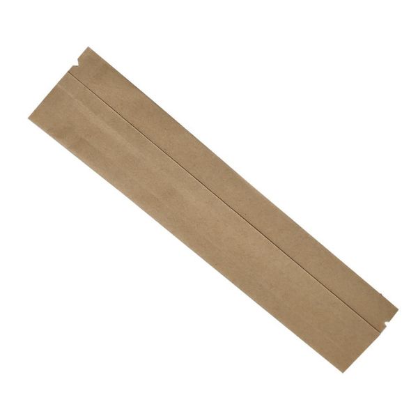 

300pcs lot brown kraft paper open heat sealing package bag coffee powder dry flower vacuum packing pouch grocery storage bag h bbyblw