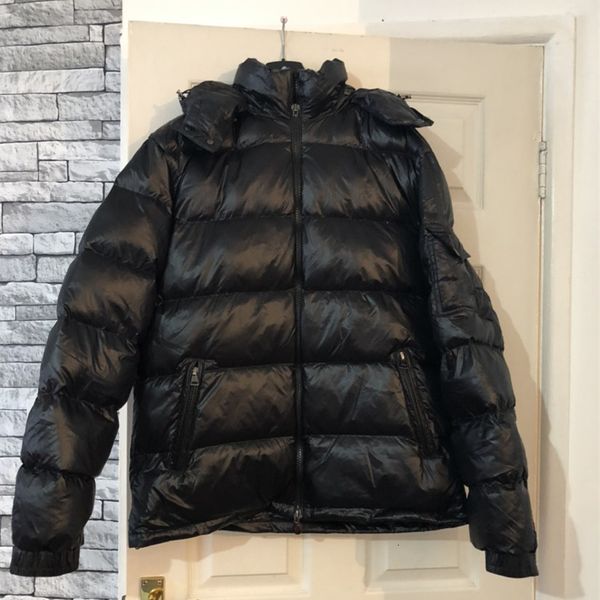 

mens jacket down jacket classic casual winter jacket coats mens outdoor warm feather winter keep warm doudoune homme coat outwear, Black