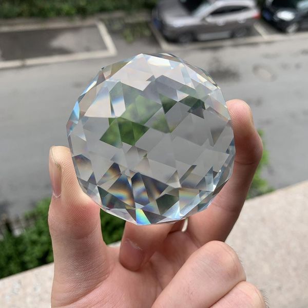 

60mm suncatcher glass art crystal ball faceted prism crystal chandelier paperweight centerpiece p home decoration h jllzuw