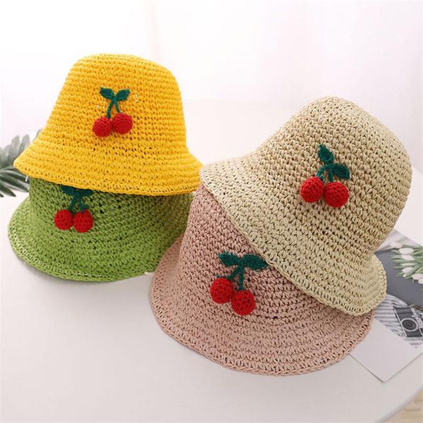 

2020 новое прибытие лета straw hat дети пляж hat для девочек мальчиков открытый шлемов sun для детей панамы кепки gorros sqczct bdehair, Black;white