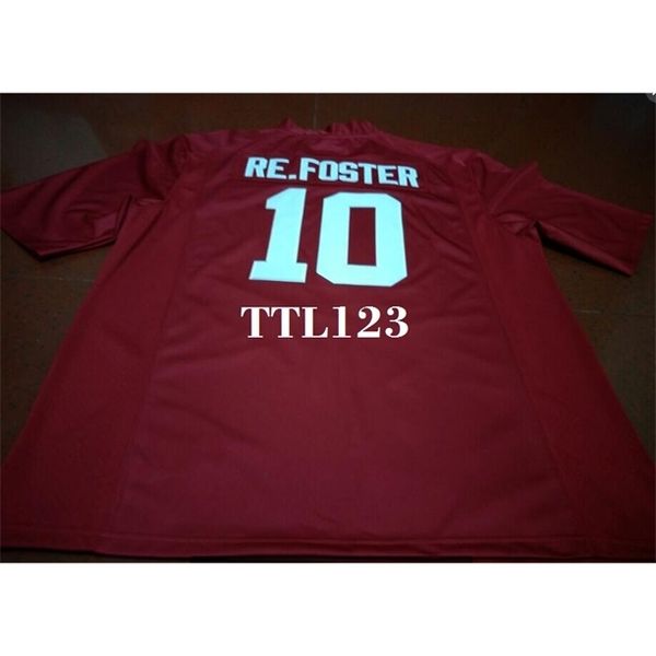 

121 #10 reuben foster alabama crimson tide red black white college jersey or custom any name or number jersey