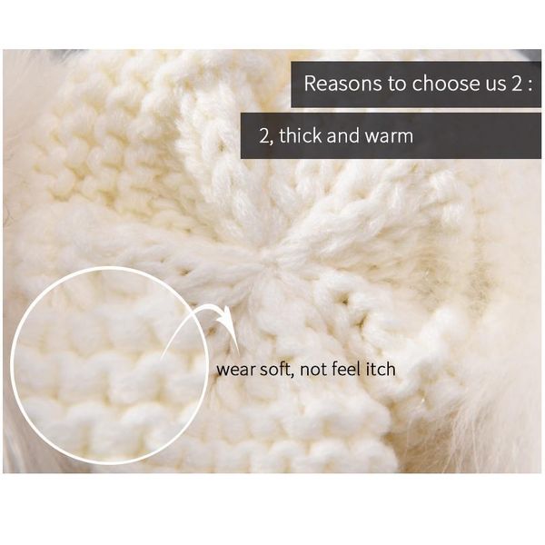 

knitted baby hat with three real fur pompom children beanie boy girl natural raccoon fur ball kids cap cute real qylejh