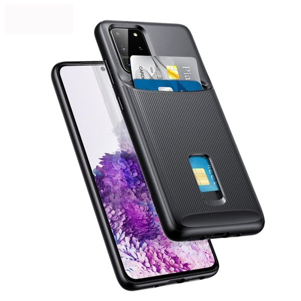 

for galaxy s20 ultra esr wallet armor serie tpu pc protective case with card slots