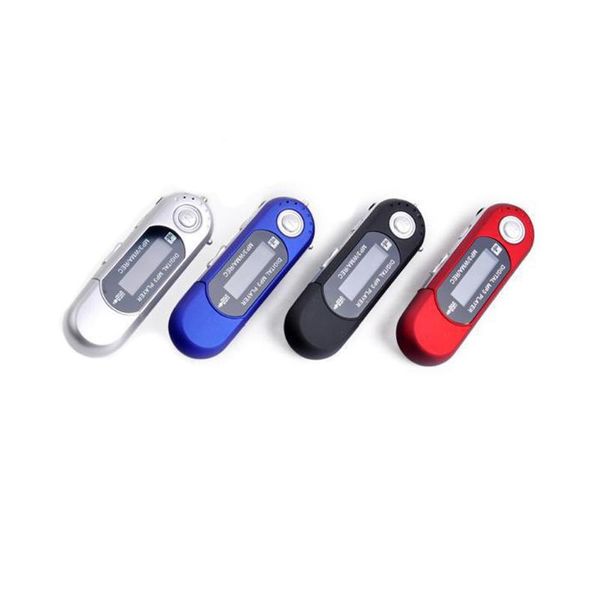 

portable mini usb flash lcd digital mp3 player support flash 32gb tf card slot music player fm radio