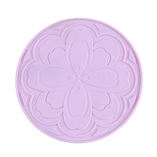 

Thick Round Insulation Pad Soft Silicon Kitchen Pot Mat Home anti-hot Mat Casserole Placemat