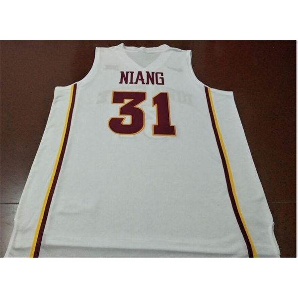 

custom 604 youth women #31 georges niang iowa state basketball jersey size s-4xl or custom any name or number jersey, Black