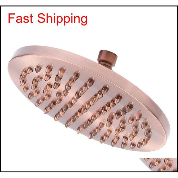 

antique red copper 8inch round rainfall arm water saving hand held head spray 1.5 m qylofj bdesports