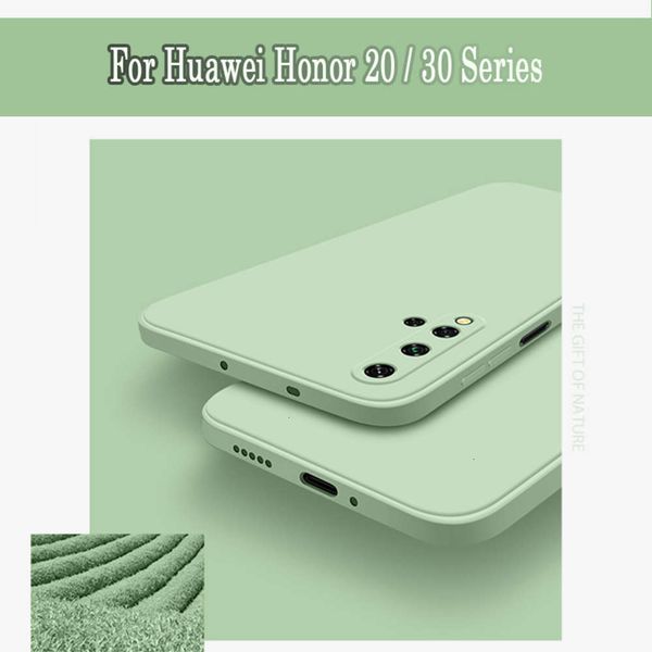 

huawei honor 20 / 30 second liquid silicon sheath, honor view v20 / v30 square liquid silicon back shellvfe1