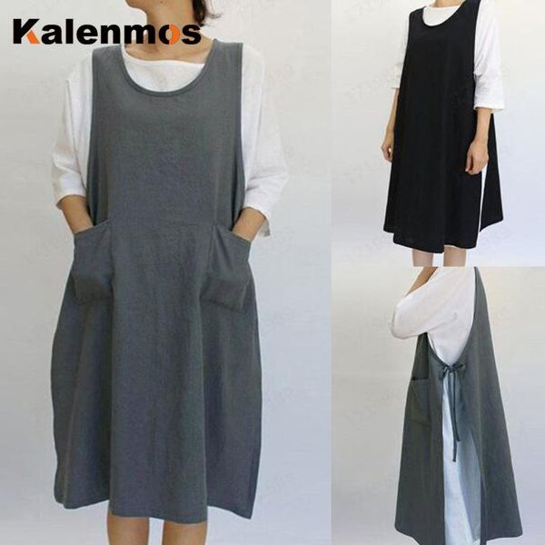 

kalenmos women soft cotton loose tank dress indoor outdoor spring summer clothes korean leisure bottoming dresses oversized1, Black;gray