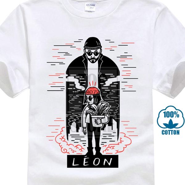 

leon the professional v8 movie poster matilda t shirt white all sizes s 4xl sport hooded sweatshirt hoodie