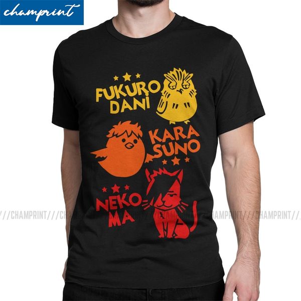 

haikyuu лучшая команда бокуто волейбол manga vintage o шеи с коротким рукавом новое прибытие одежда спортивная толстовка с капюшоном толстов