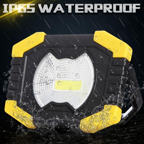 

portable lanterns lamp work floodlight tent camping light lantern 50w solar usb rechargeable cob led searchlight spotlight1