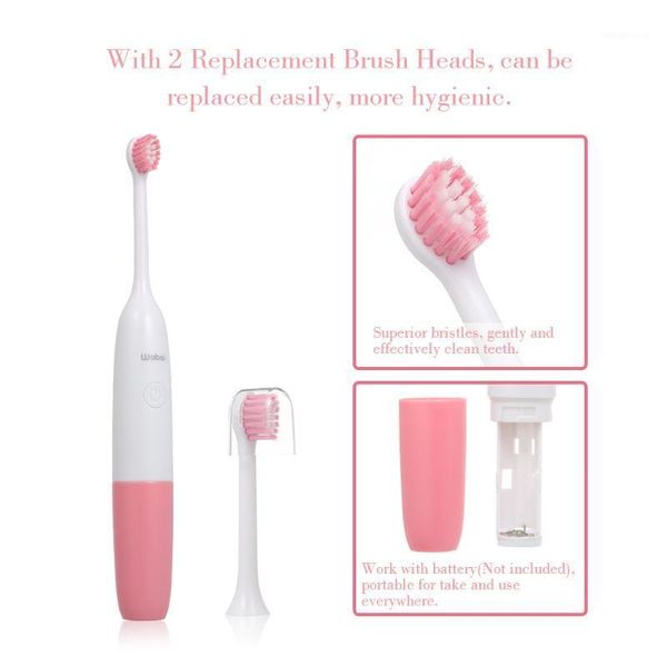 

electric toothbrush with 2 replacement brush heads waterproof sonic teeth brush deep cleaning1