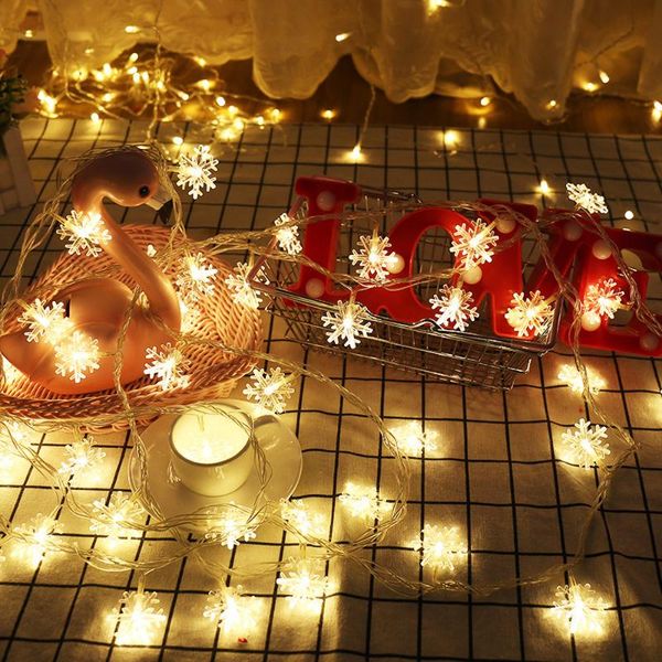 

christmas snowflake garland led light merry christmas tree decorations for home ornaments navidad 2020 new year 2021