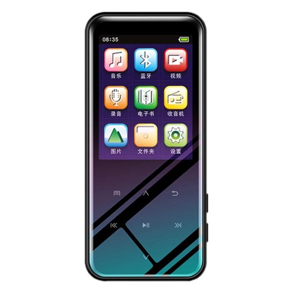 

s15 mp4 music player 2.4 inch hd noise reduction mp3 player press color sn with bluetooth