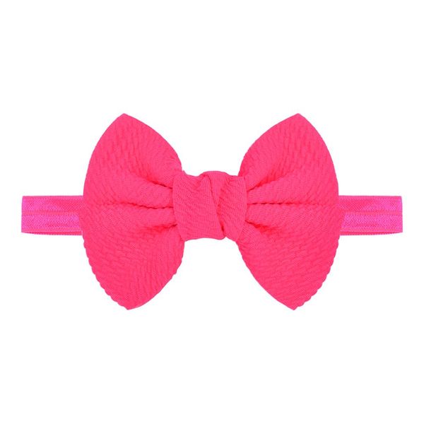 

20color nylon solid bowknot baby headband elastic hair bands for girls handmade turban headwear newborn kids hair accessories q wmthqq