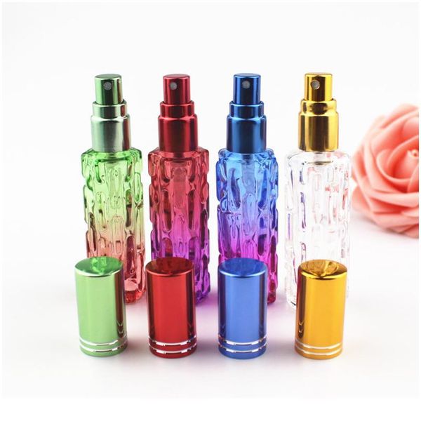 

1pc 12ml perfume glass bottle empty spray bottle colorful refillable cosmetic glass fragrance bottle tr jlljjz