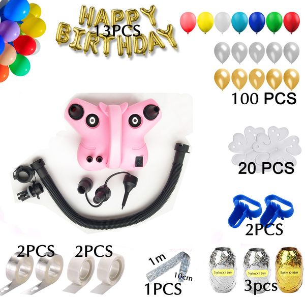 

110v-220v hf-698plus butterfly electric pump air blower party balloons decoration portable balloon machine 1027