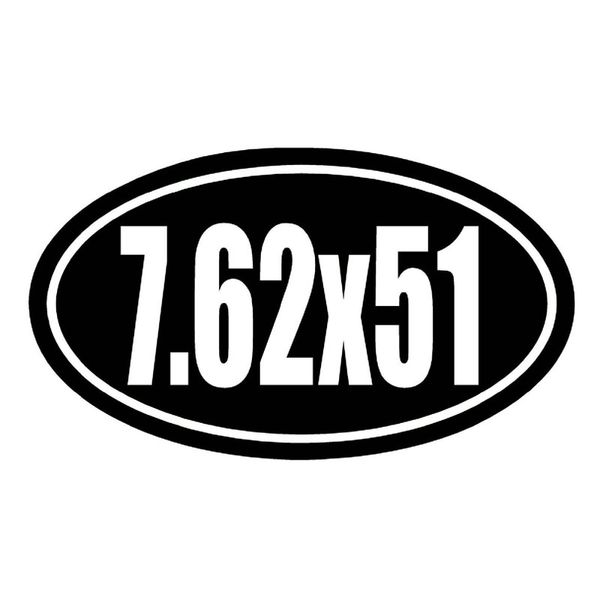 

15.5x9cm 7.62x51 nato ammo vinyl decals motorcycle car sticker accessories s8-0084