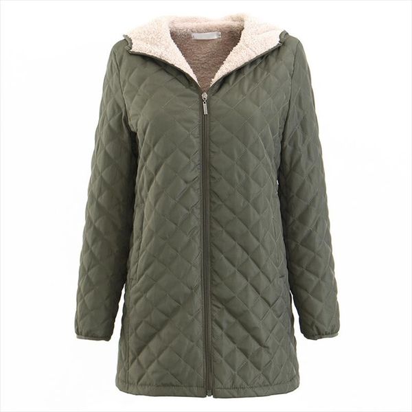 

parkas hooded coats 5 color women 2020 spring new solid color casual women cloths long sleeve plus size quality parkas, Black