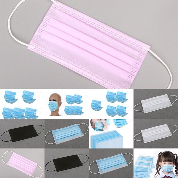 

factory face masks with ear ply loop 23 meltblown cloth facial protective mouth cover non woven mask dustproof blocking