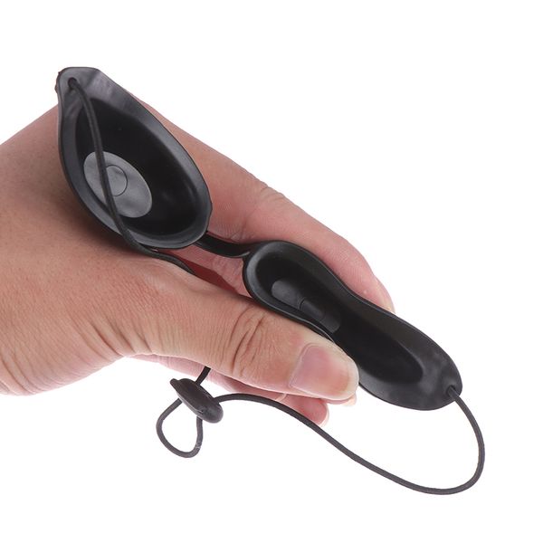 

2pcs sunbathing eyewear goggles beach soft adjustable skin tanning eye protection uv shield glasses black