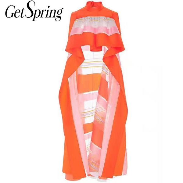 

getspring women blouse sleeveless transparent women shirt patchwork ruffle long shirt irregular ladies spring summer, White