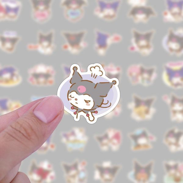 

40шт kuromi melody keroppi pekkle gudetama симпатичные наклейки для детей письмо diary скрапбукинг канцтовары pegatinas наклейки игрушки bby