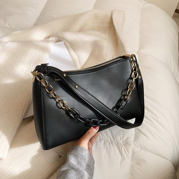 

cross body brand designer pu leather women's shoulder bag fashion chain handbag small pillow crossbody