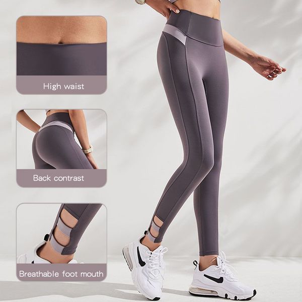 

high waist seamless leggings set high rise hip push up tight yoga pants casual legging purple jogging workout sport tights 2020, White;red