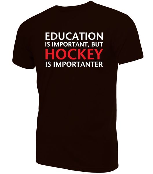 

sport 2019 fashion education hockeyer funny printed t-shirt ~ novelty birthday present or gift men's tees