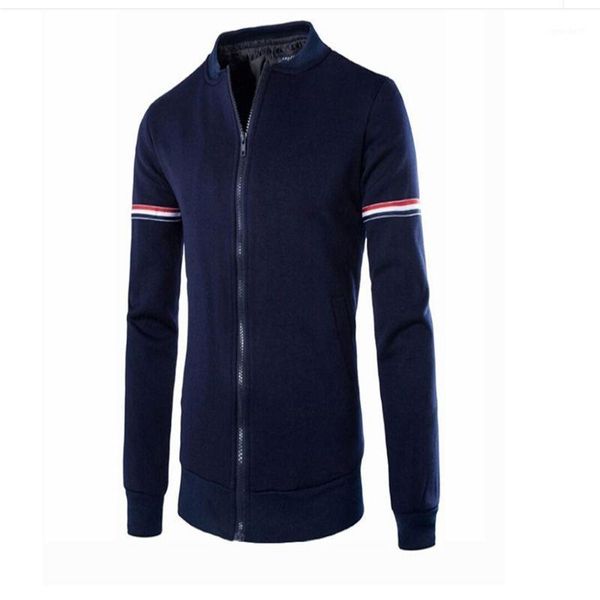 

men's jackets zipper jacket slim collar coat overcoat warm casual outwear size m-xxl1, Black;brown