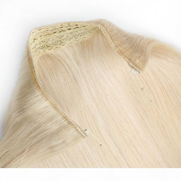 

great quality 120g pure color blonde 613# silk straight brazilian remy hair 18inch 20inch 22inch 24inch flip in hair wefts real human hair, Black