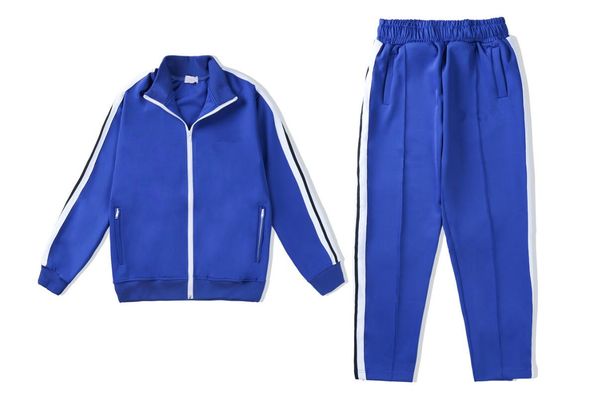 

2021 mens designer tracksuit sweatshirts suits men track sweat suit coats palm man jackets coat hoodie sweatshirt sportswea, Gray