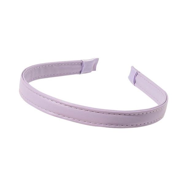 

women headband solid color pu leather thin edge hair hoop stretch turban female make up washing face head band hair accessories q bbyqks