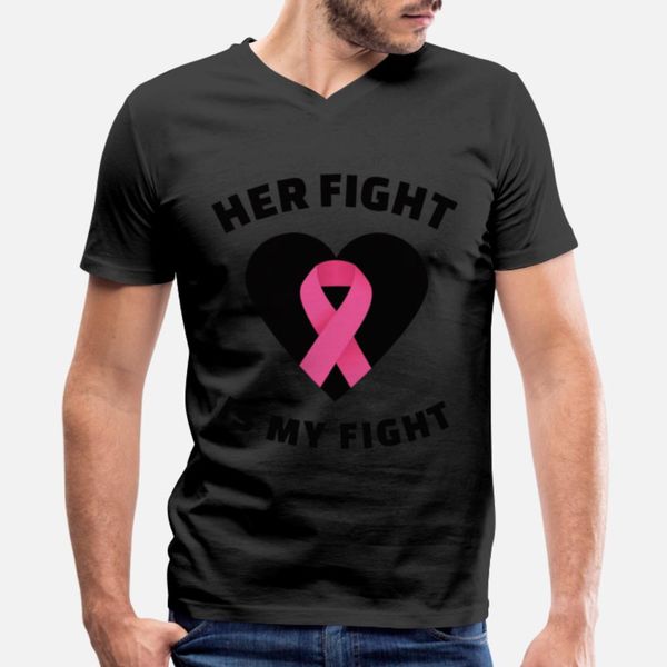 

breast cancer: her fight is my fight designers graphic t shirt customized unique o-neck tracksuit hoodie sweatshirt