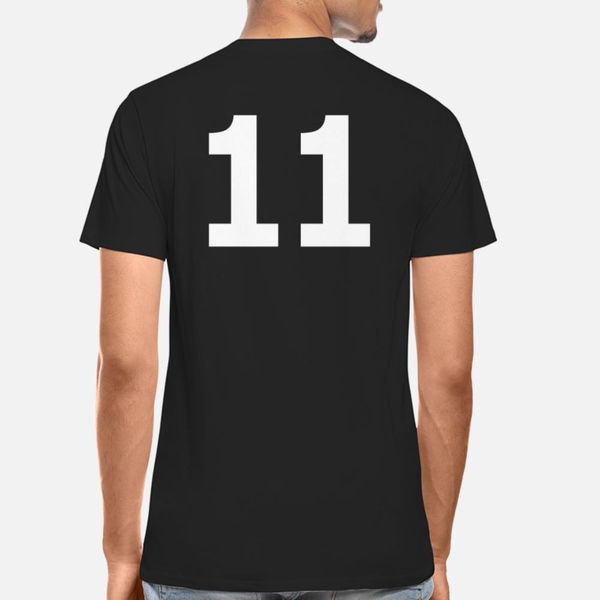 

team letter eleven 11 t shirt funky breathable white tracksuit hoodie sweatshirt