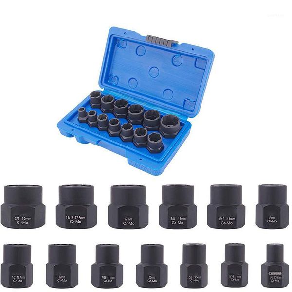 

13-piece impact bolt nut remover set, nut extractor socket, bolt remover tool set1