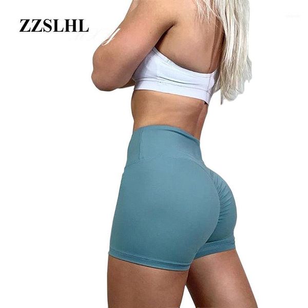 

yoga outfits female scrunch bupeach hip fitness short high waist tummy control push up shorts gym running sports women1, White;red