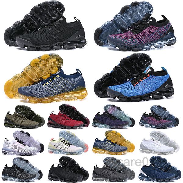 

2019 chaussures moc 2 laceless 2.0 casual shoes triple black designer mens women sneakers fly white knit cushion trainers zapatos bbg5