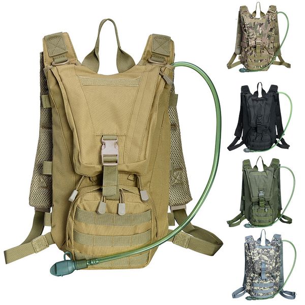 

outdoor sports assault combat camouflage molle bag tactical molle pouch water pouch 2.5l hydration pack no11-612