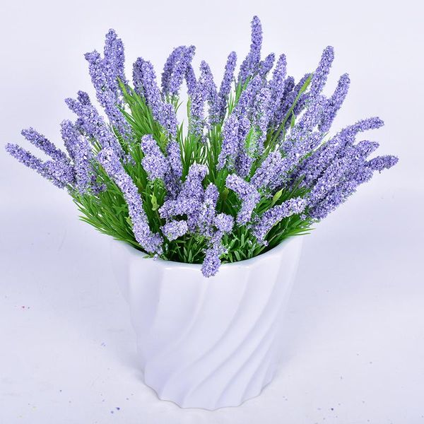 

grade model foam lavender garden site pastoral style lavender artificial flower preserved fresh flower to