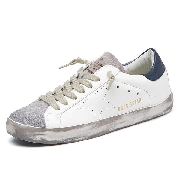 

new running shoes sneakers pu leather sport shoes outdoor jogging trainers old dirty light footwear couple shoes 201019, Black